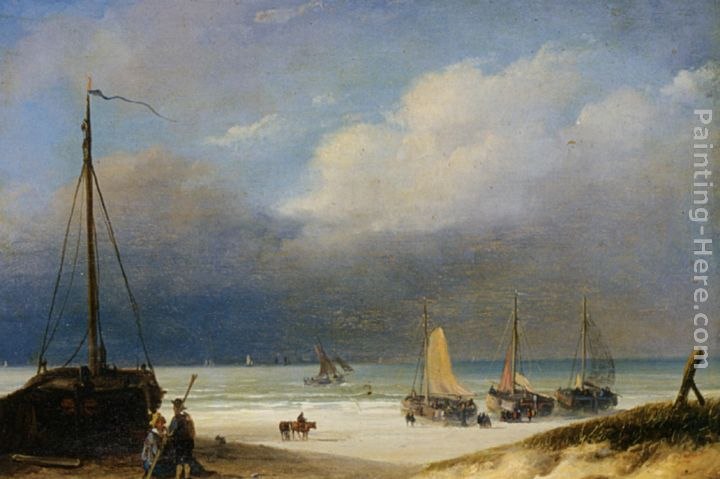 Albert Roosenboom Bomschuiten on the Beach